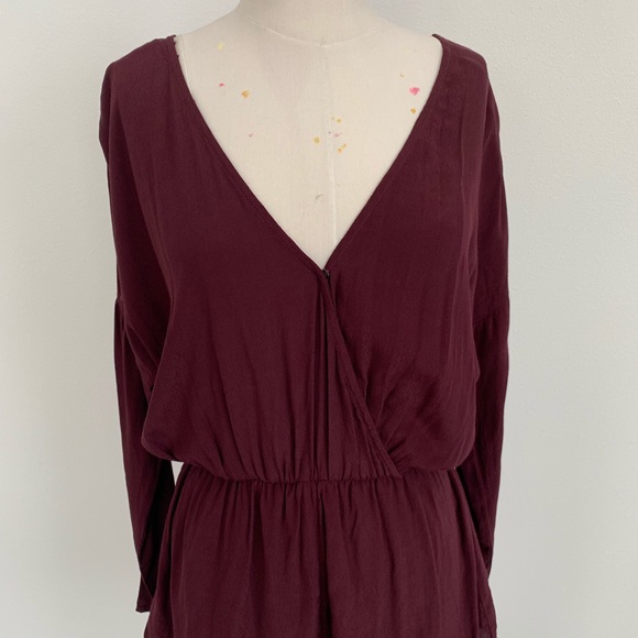 ASTR Peek-a-Boo Lace Silk Blend Romper - Picture 8 of 8